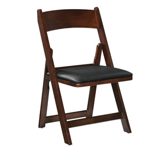 RAM Game Room Folding Game Chair - Cappuccino