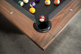 Nixon KAI 7' Slate Pool Table in Walnut Finish w/ Dining Top Option