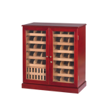 Quality Importers The Monarch 3000 Commercial Display Humidor in Cherry Finish