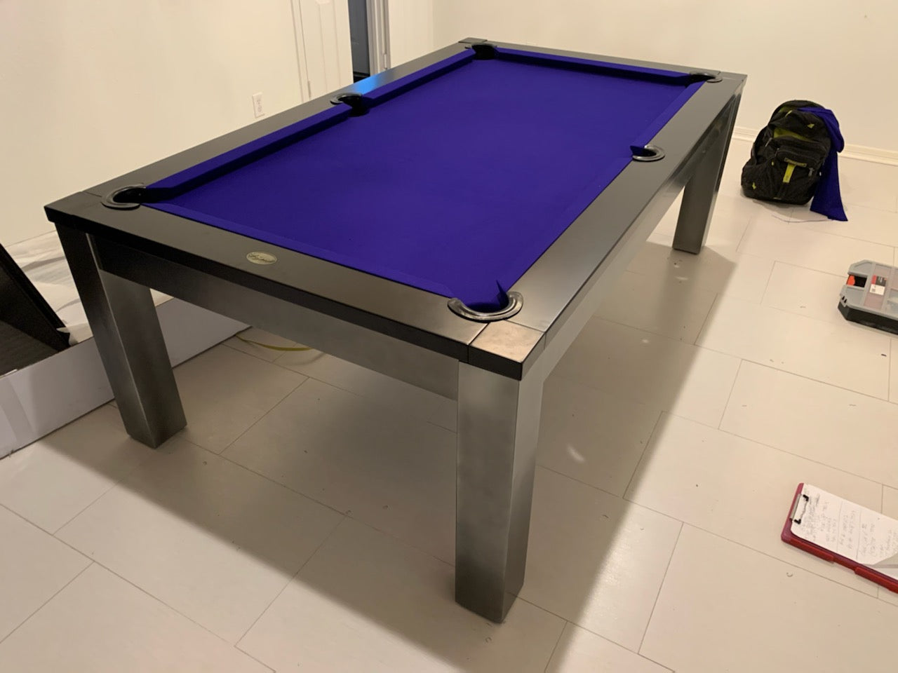Playcraft Silver Pool Table 