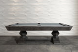 Nixon Birdy 8' Slate Pool Table in Grayson Grey Finish w/ Dining Top Option