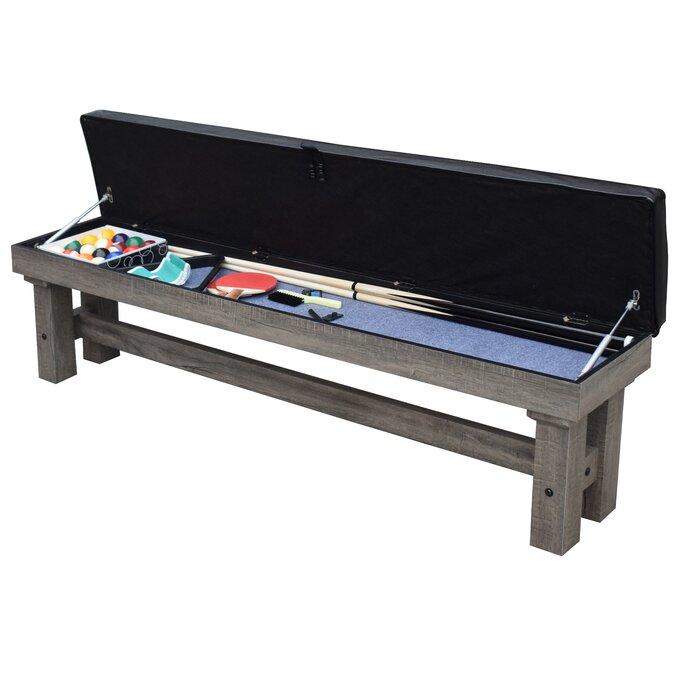 Hathaway Logan 7-in 3 in 1 Pool Table with Benches