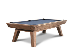 Nixon Desyn 8' Slate Pool Table in Walnut Finish w/ Dining Top Option