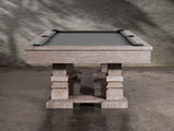 Nixon Huck 7' Slate Pool Table in Grey White Oak Finish w/ Dining Top Option
