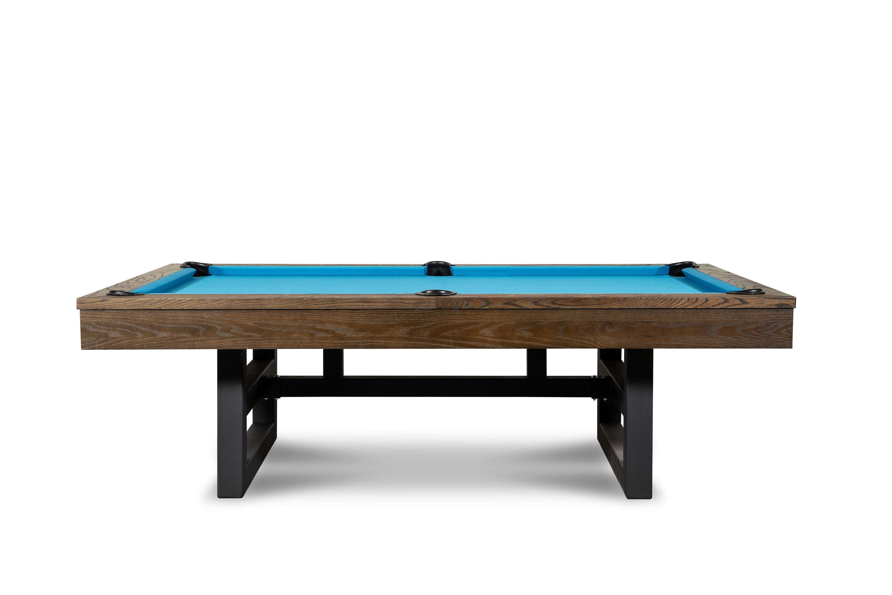 Nixon Mckay 7' Slate Pool Table in Brownwash Finish w/ Dining Top Option