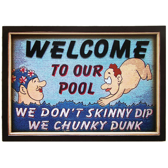 RAM Game Room “Chunky Dunk Pool” Wall Sign