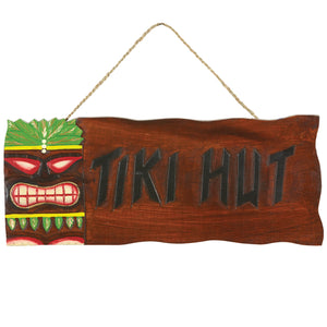 RAM Game Room “Tiki Hut” Acacia Wall Art Sign