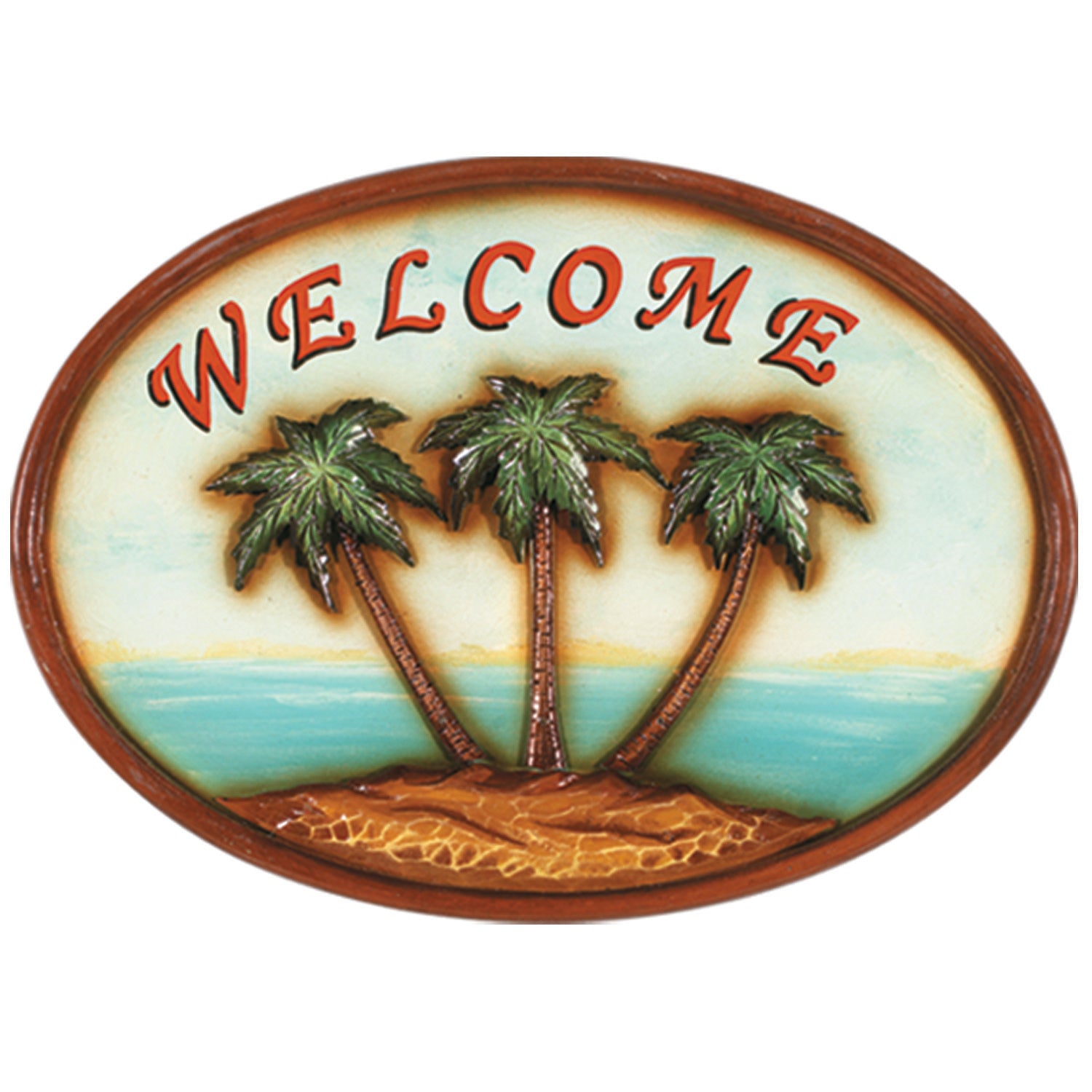 RAM Game Room “Welcome Palm Tree” Wall Art Sign