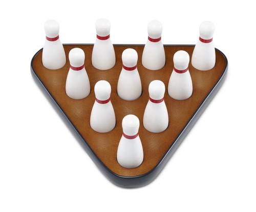 Playcraft Deluxe Pin Setter and Set of 10 Hardwood Bowling Pins