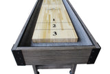 Playcraft 12' Saybrook Shuffleboard Table in Weathered Smoke