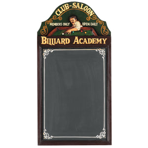 RAM Game Room “Billiard Academy” Chalkboard