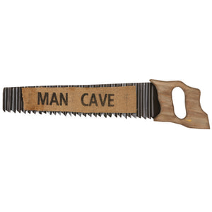 RAM Game Room “Man Cave” Metal Saw Wall Art Sign