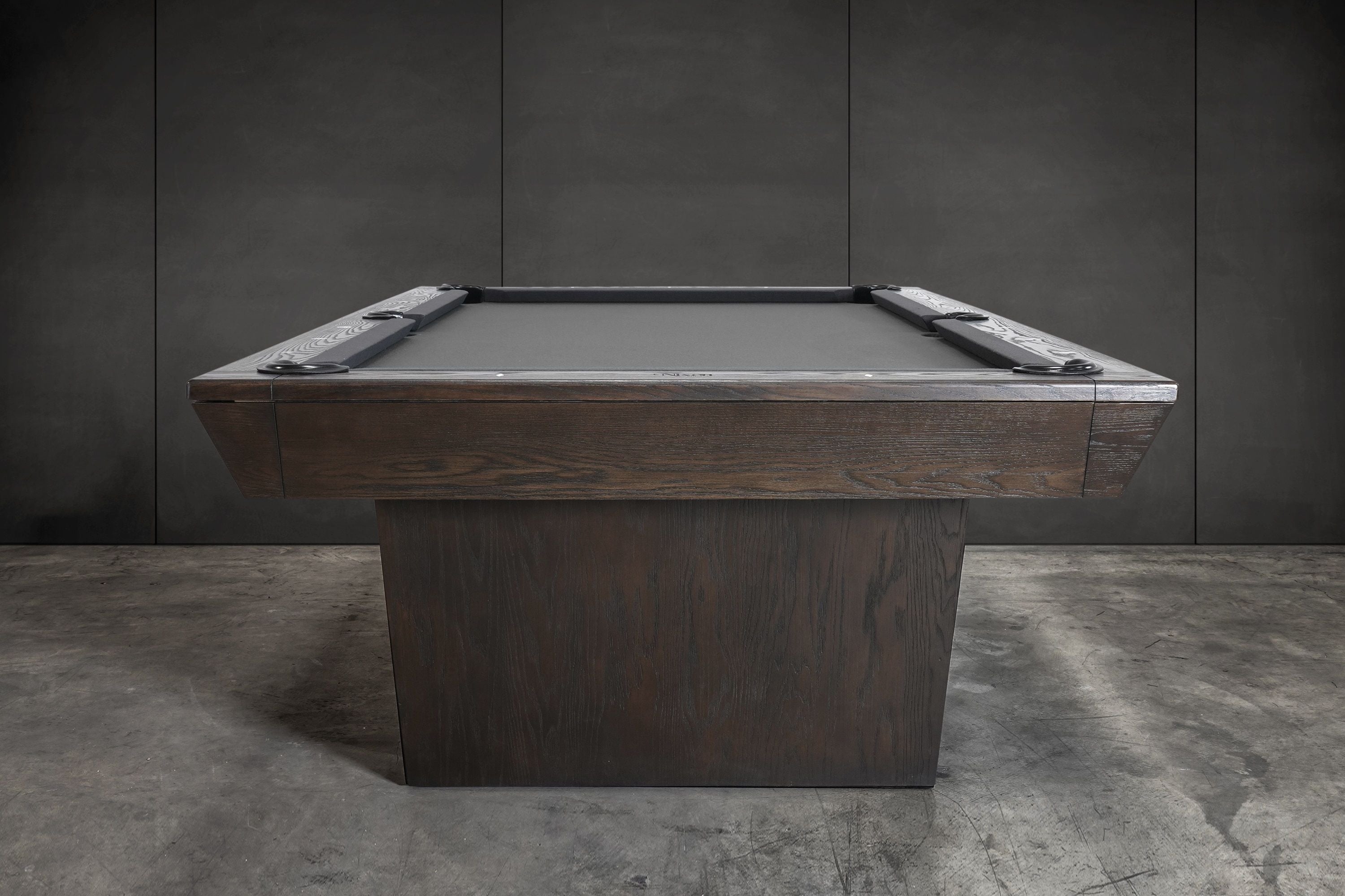 Nixon KAI 8' Slate Pool Table in Waxed Brown Finish w/ Dining Top Option