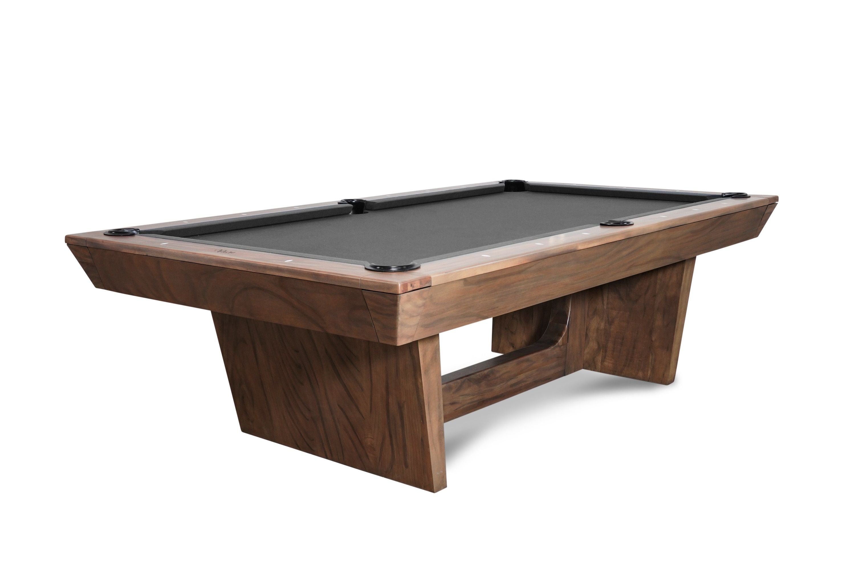 Nixon KAI 7' Slate Pool Table in Walnut Finish w/ Dining Top Option