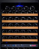 Allavino 24" Wide FlexCount II Tru-Vino 172 Bottle Dual Zone Black Right Hinge Wine Refrigerator