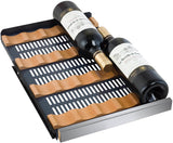 Allavino 15" Wide FlexCount II Tru-Vino 30 Bottle Single Zone Stainless Steel Right Hinge Wine Refrigerator