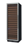 Allavino 24" Wide FlexCount Classic II Tru-Vino 174 Bottle Single Zone Stainless Steel Left Hinge Wine Refrigerator