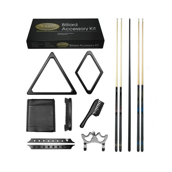 Imperial Gold Billiard Accessory Kit, Black