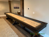 Playcraft Brazos River 12' Pro-Style Shuffleboard Table in Weathered Black