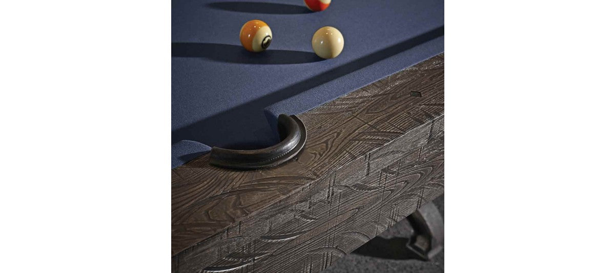 Brunswick Billiards Birmingham 8' Slate Pool Table in Charcoal