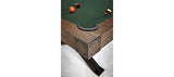 Brunswick Billiards Dameron 8' Slate Pool Table in Nutmeg