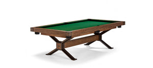 Brunswick Billiards Dameron 8' Slate Pool Table in Nutmeg