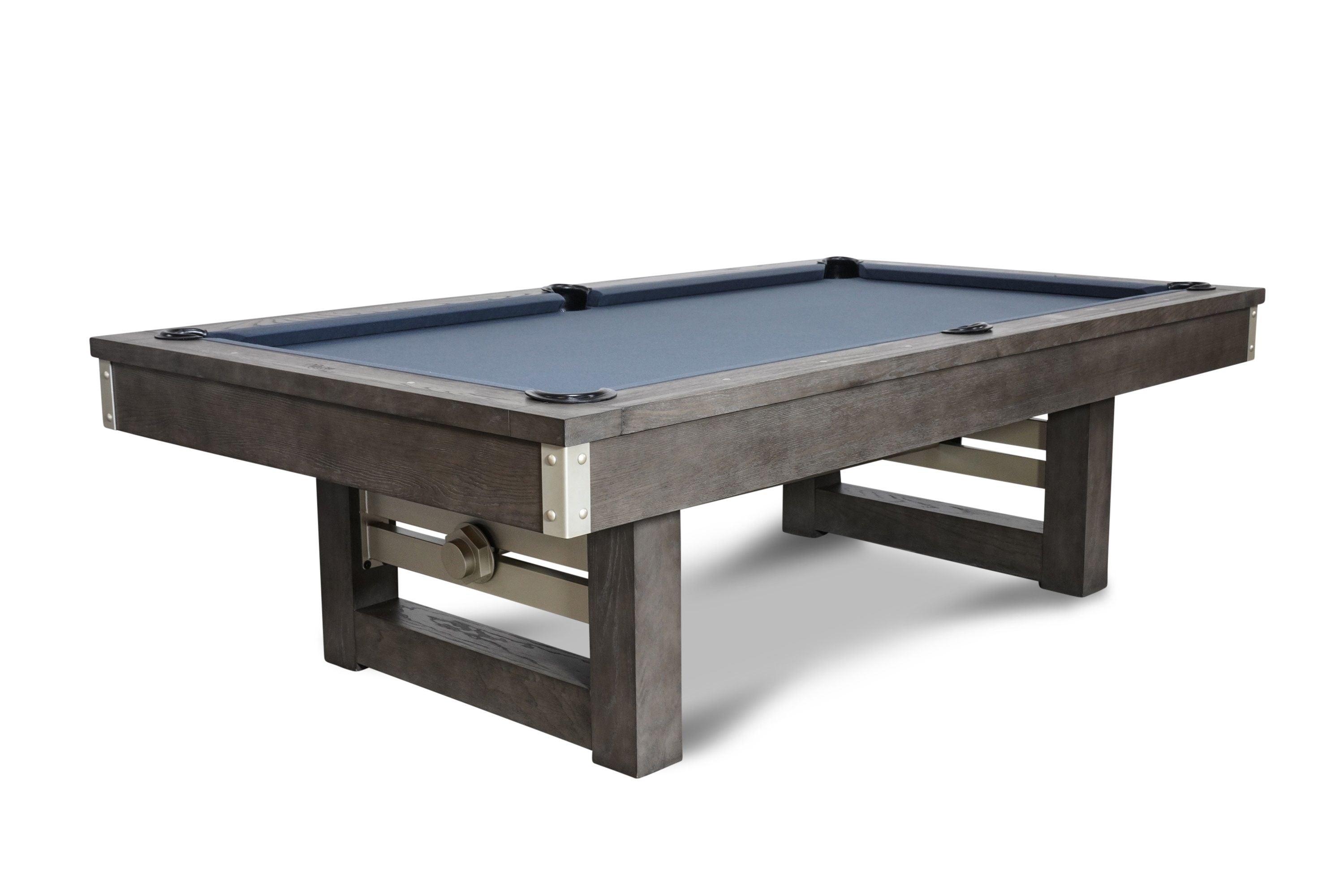 Nixon Bryant 7' Slate Pool Table in Grayson Grey Finish w/ Dining Top Option