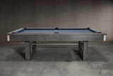 Nixon Bryant 8' Slate Pool Table in Grayson Grey Finish w/ Dining Top Option