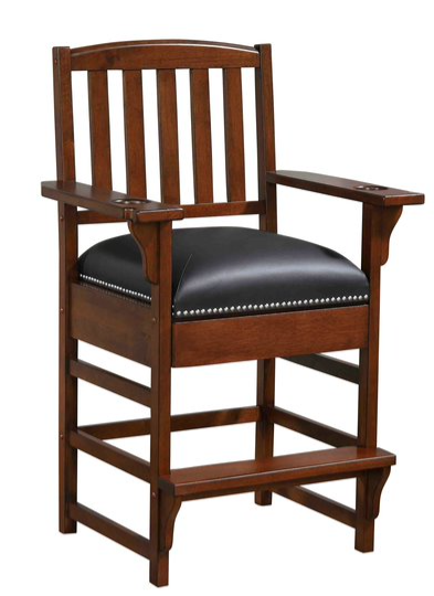 American Heritage Billiards Marquis Chair in Suede