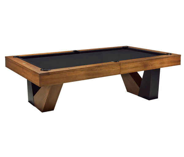 American Heritage Billiards Annex 8' Slate Pool Table in Brushed Walnut