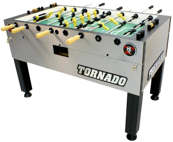 Tornado Tournament T-3000 Foosball Table In Silver