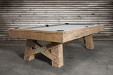 Nixon Georgia 7' Slate Pool Table in Weathered Natural Finish w/ Dining Top Option